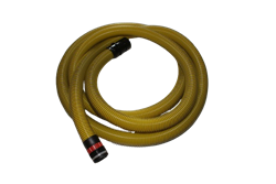 Juhl P Antistatisk gul sugeslange 4 m. Til FLEX GE5 - GE6 - GE7